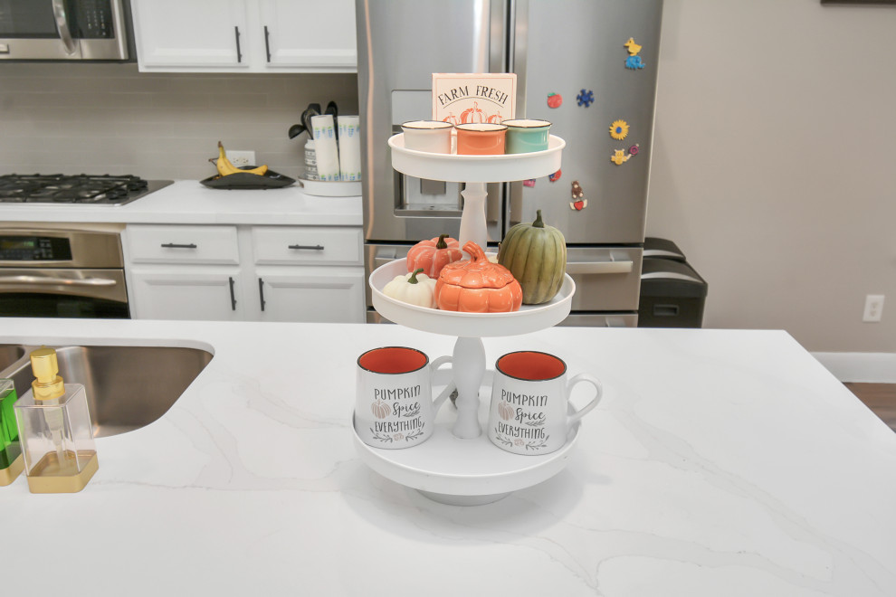 White Modern Kitchen & Bath