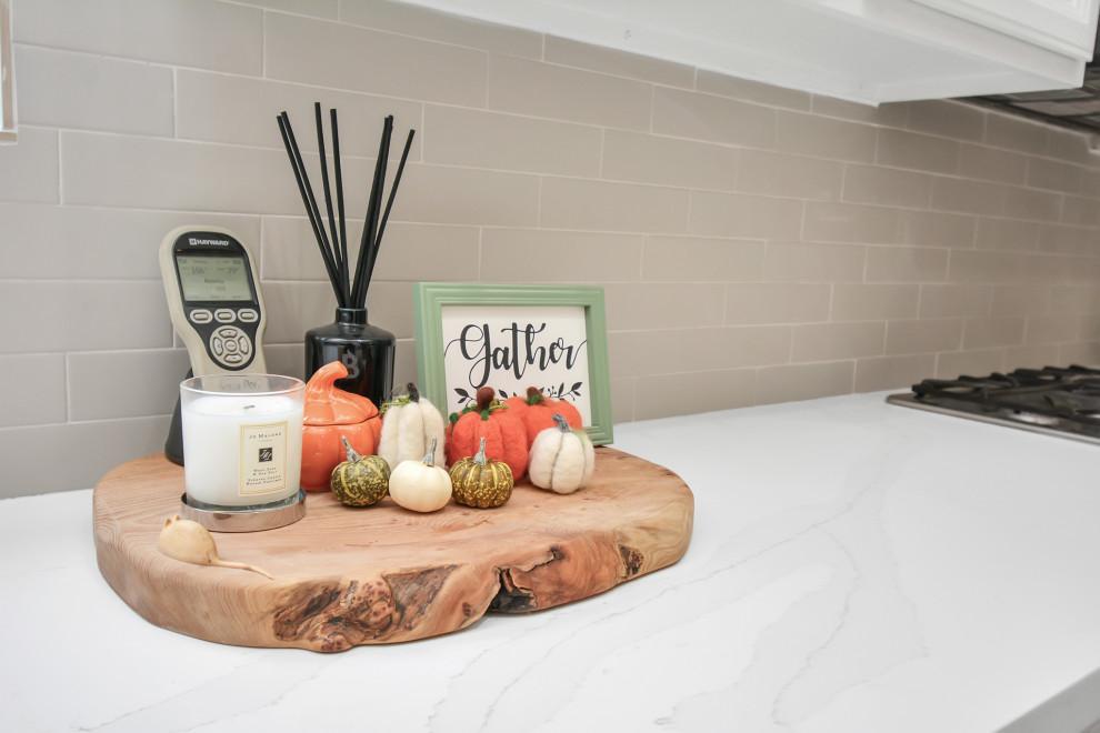 White Modern Kitchen & Bath