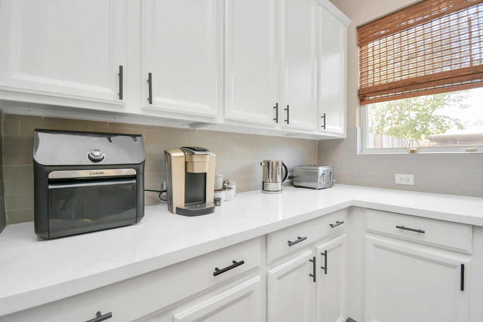 White Modern Kitchen & Bath