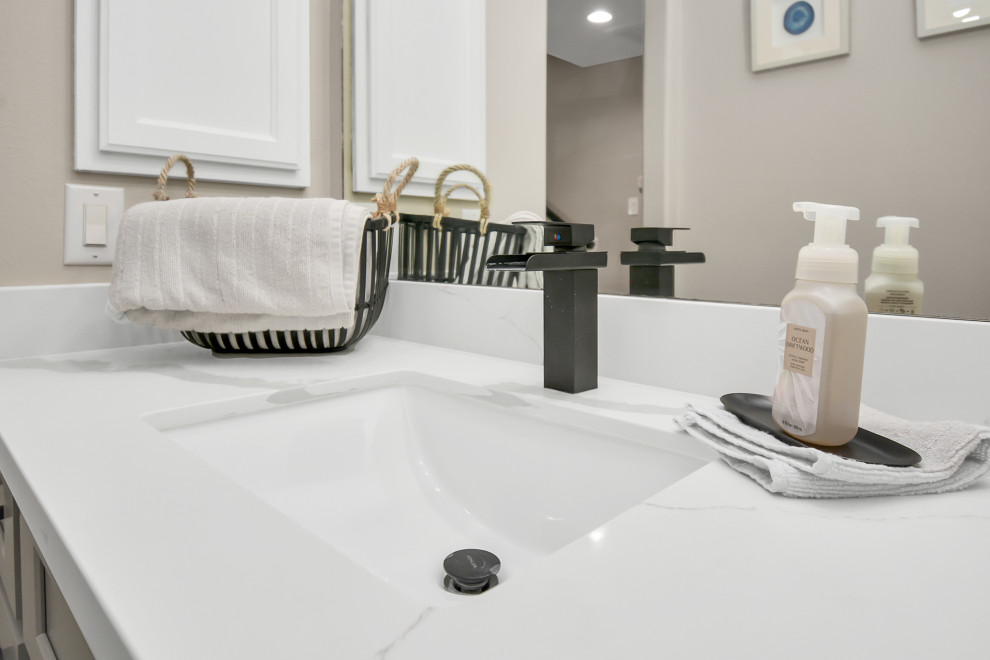 White Modern Kitchen & Bath