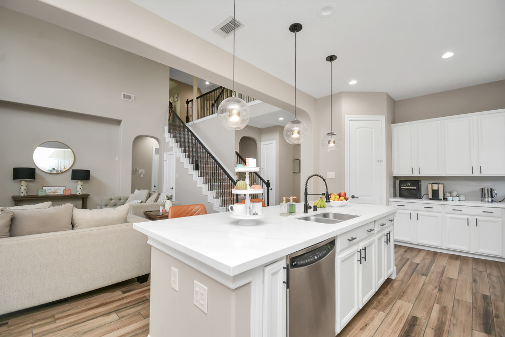 White Modern Kitchen & Bath