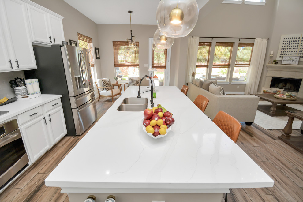 White Modern Kitchen & Bath