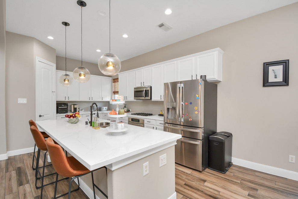 White Modern Kitchen & Bath