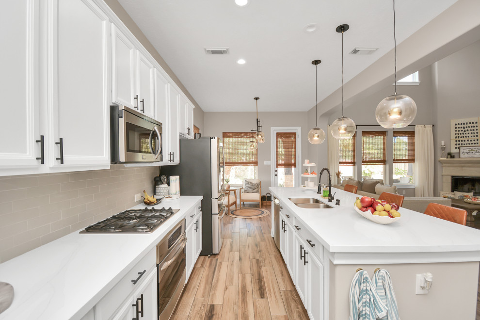 White Modern Kitchen & Bath