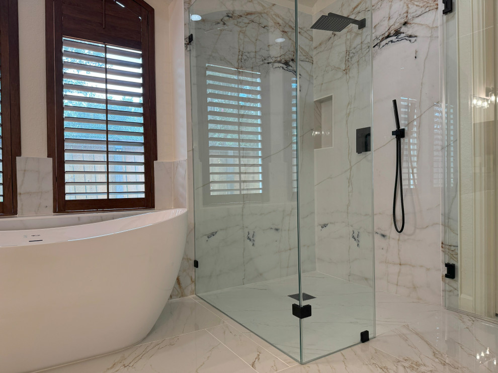 Transitional Master Bath & Kitchen Remodel