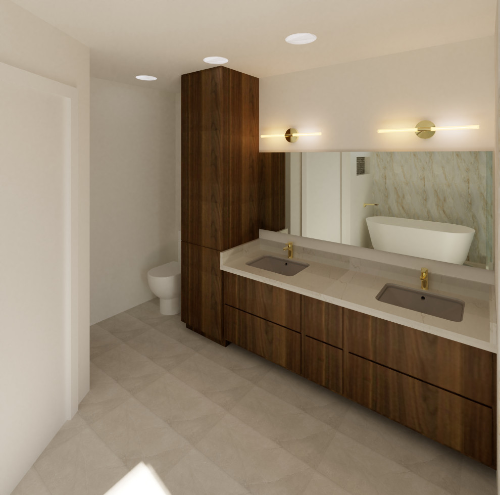 Primary Bath Contemporary Remodel