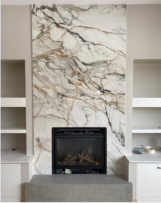 Calcatta Luxe: iSlab  8'x4' Porcelain Slabs projects