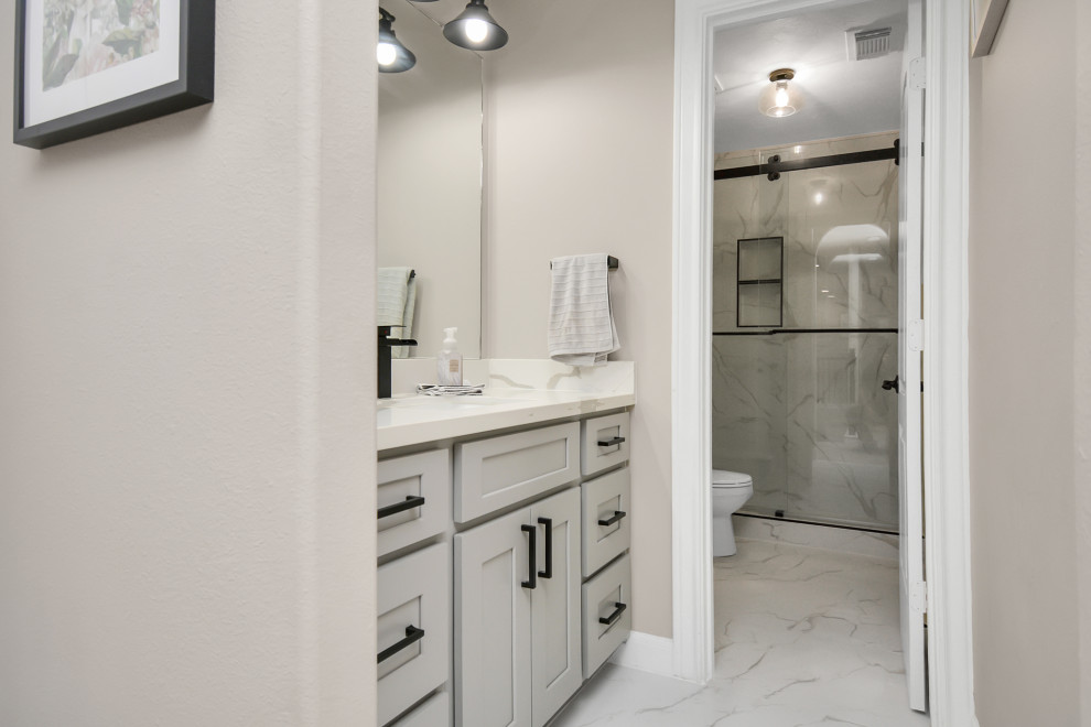 White Modern Kitchen & Bath