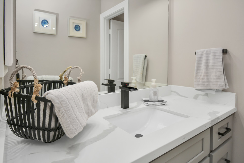 White Modern Kitchen & Bath