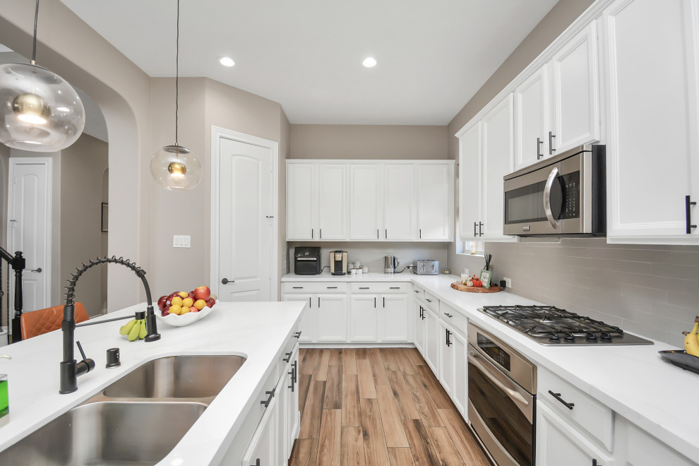 White Modern Kitchen & Bath