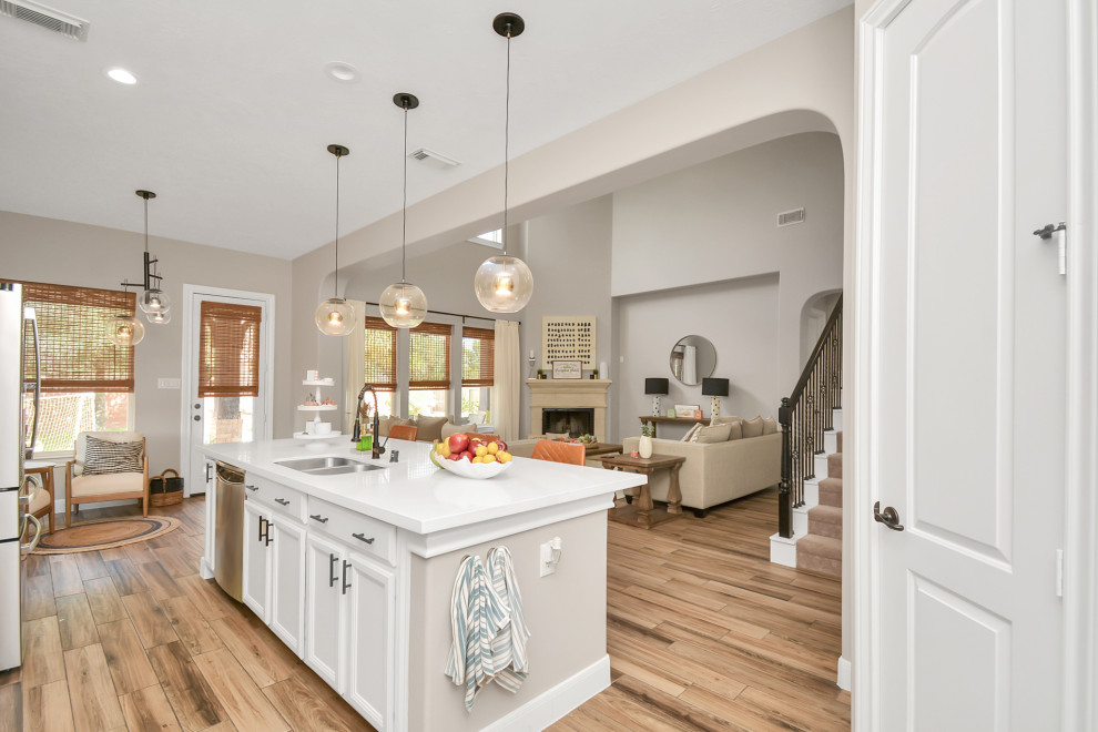 White Modern Kitchen & Bath
