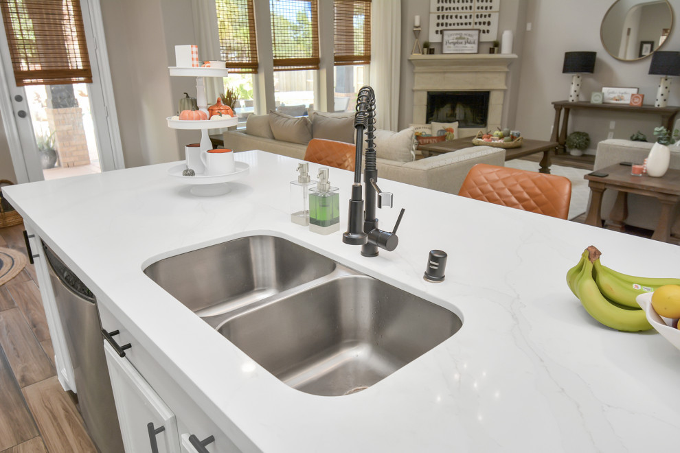 White Modern Kitchen & Bath