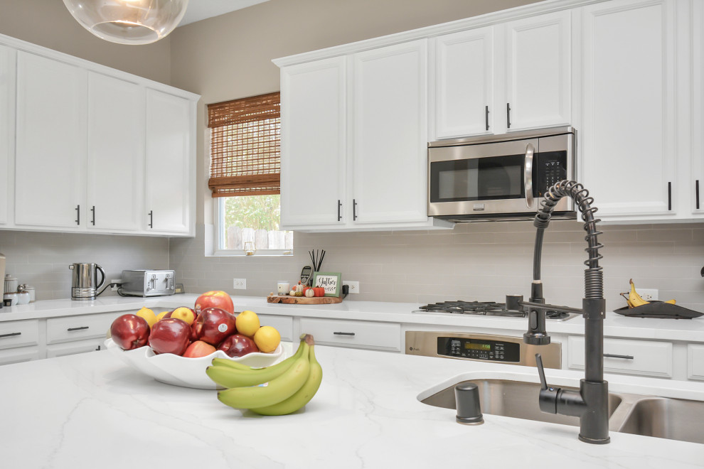 White Modern Kitchen & Bath