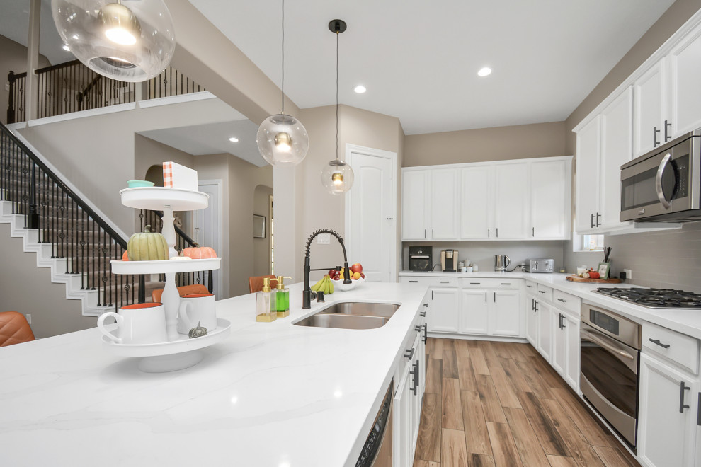 White Modern Kitchen & Bath